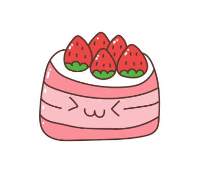 เค้กสตรอเบอรี่ png