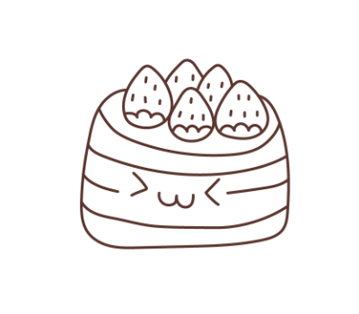 เค้กสตรอเบอรี่ png