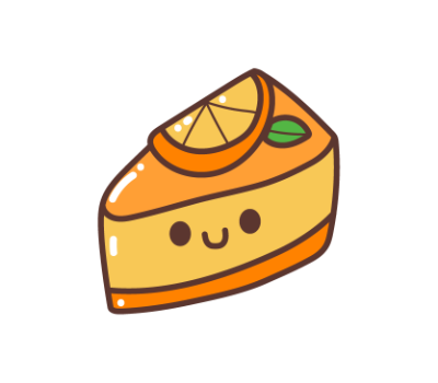 เค้กส้ม png