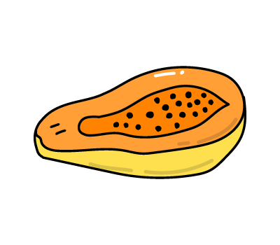 มะละกอสุก png