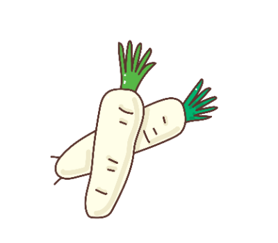 หัวไชเท้า png