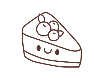 เค้กบลูเบอร์รี่ png