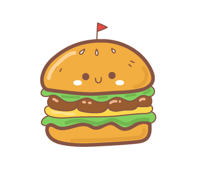 แฮมเบอร์เกอร์ png